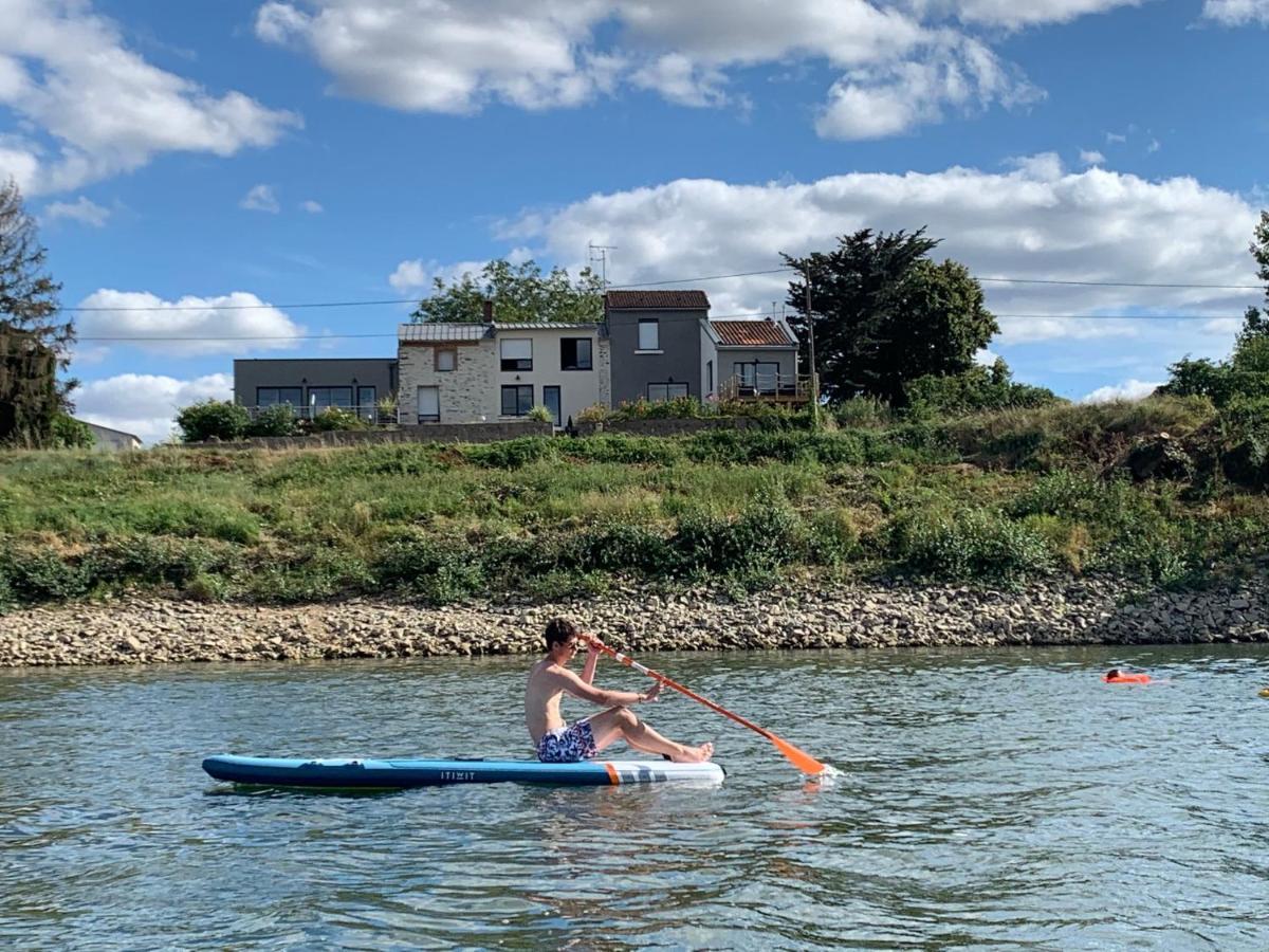 Maisons Au Bord De La Loire - Maison Paradis & Maison Bonheur Au 248 RiversideLe Fosse-Neuf エクステリア 写真